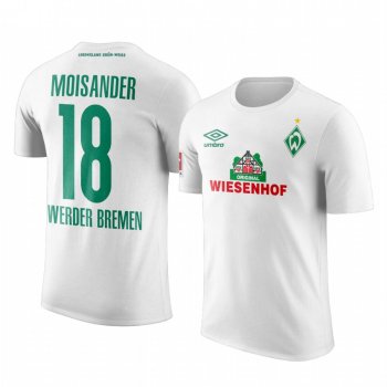 Men's Niklas Moisander Werder Bremen Away Team Logo Short Sleeve T-Shirt