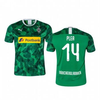 Youth Borussia Monchengladbach Alassane Pléa Green Third Short Sleeve Jersey 19-20