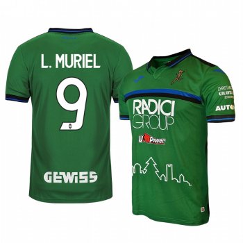 Luis Muriel Atalanta 19-20 Christmas Edition Men's Green Short Sleeve Jersey