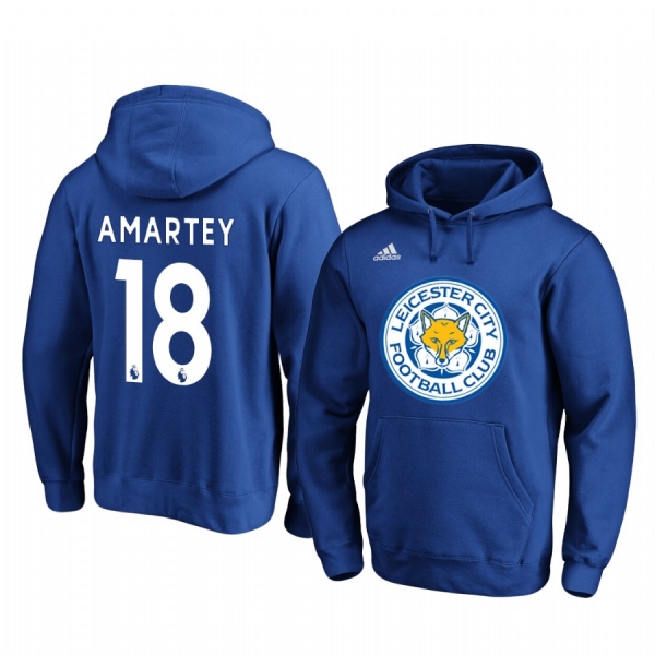 Daniel Amartey Leicester City Royal Team Logo Pullover Hoodie