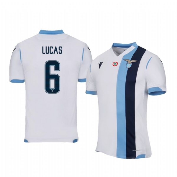 Lucas Leiva Lazio 19-20 Away Short Sleeve Jersey