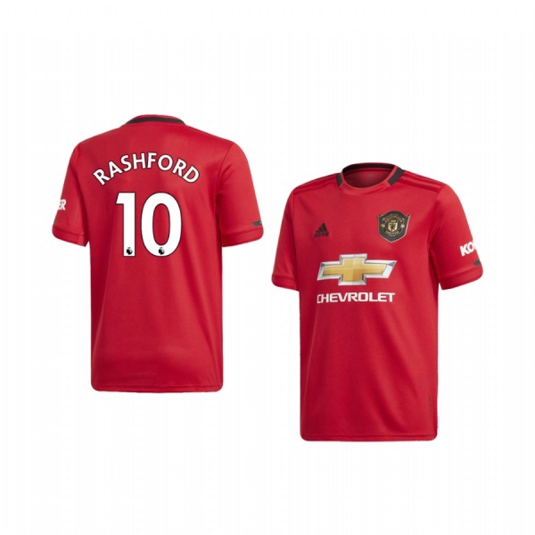 Youth Marcus Rashford Manchester United Home Jersey 19-20