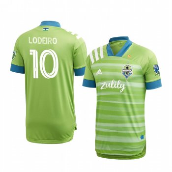 Seattle Sounders FC Nicolas Lodeiro Men's Green Forever Short Sleeve Jersey 2020