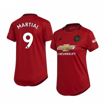 Women's Anthony Martial Manchester United Home Jersey 19-20