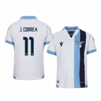 Youth Joaquín Correa Lazio 19-20 Away White Short Sleeve Jersey