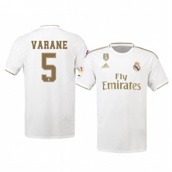 Raphael Varane Real Madrid Home Men's Jersey 19-20