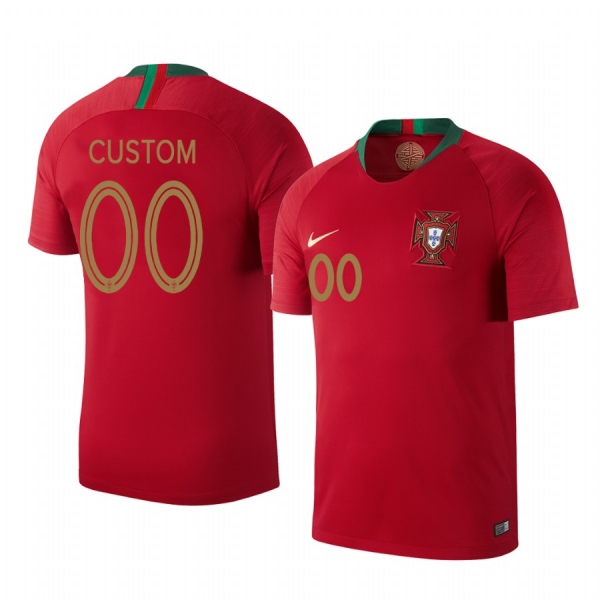 2018 World Cup Portugal Custom Men's Home Official Jersey