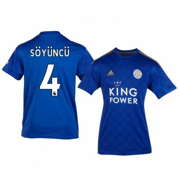 Youth Caglar Soyuncu Leicester City Home Short Sleeve Jersey 19-20