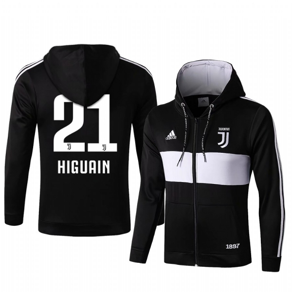 Gonzalo Higuain Juventus Black Classic Full-Zip Jacket