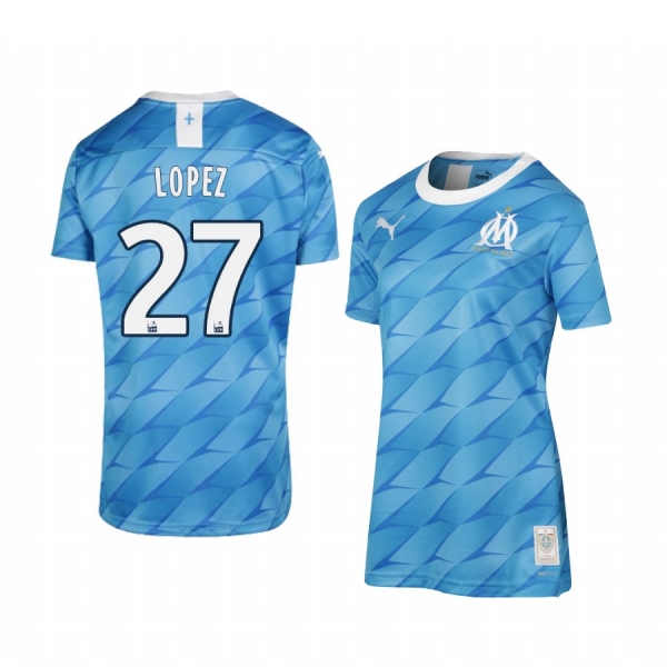 Women's Olympique de Marseille Maxime Lopez Away Jersey 19-20