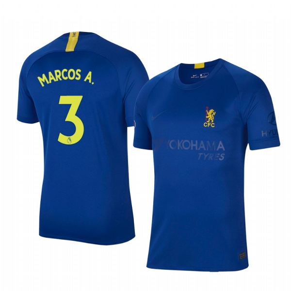 Marcos Alonso Chelsea 19-20 Blue Fourth Replica Jersey Men's