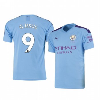 Gabriel Jesus Manchester City Men's Home Jersey 19-20