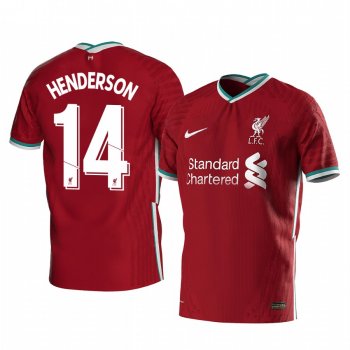 Jordan Henderson Liverpool 2020-21 Red Home Men's Short Sleeve Jersey