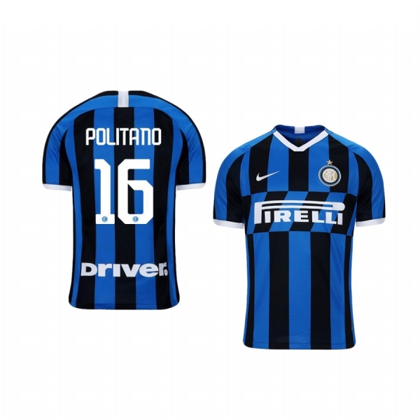 Youth Internazionale Milano Matteo Politano 19-20 Home Short Sleeve Jersey