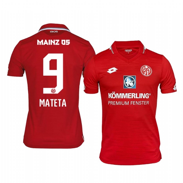 Mainz 05 Jean-Philippe Mateta 19-20 Home Men's Red Short Sleeve Jersey