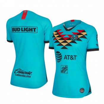 Custom Club America 2020 Teal Third Replica Jersey Women's