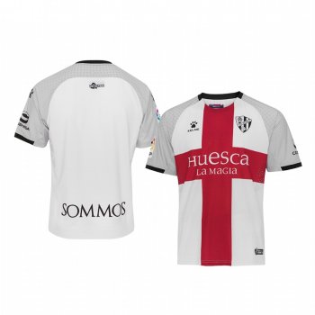 SD Huesca Away White Short Sleeve Jersey