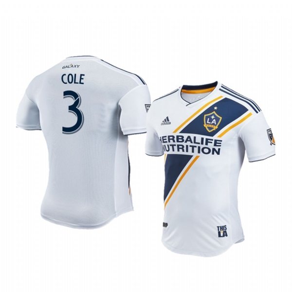 Ashley Cole Los Angeles Galaxy Men's Home Short Sleeve Jersey 18-19