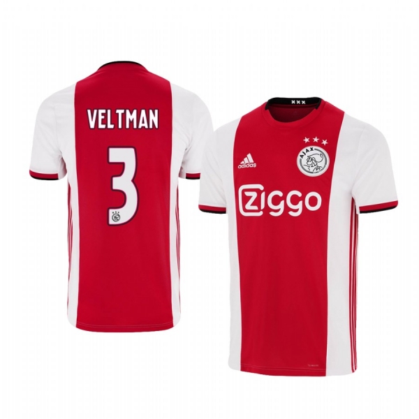 Men's Joel Veltman Ajax 19-20 Home Jersey