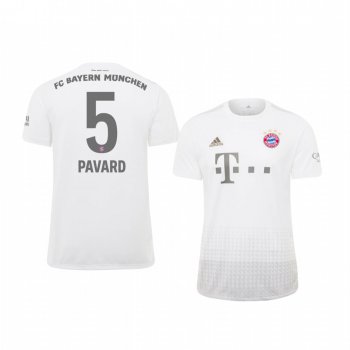 Youth Bayern Munich Benjamin Pavard White Away Jersey 19-20