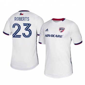 Thomas Roberts FC Dallas 2020-21 Away Men's White Short Sleeve Jersey