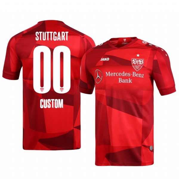 VfB Stuttgart Custom Men's 19-20 Away Replica Short Sleeve Jersey