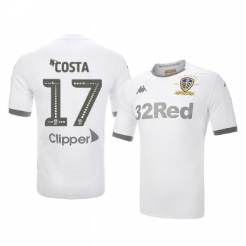 Helder Costa Leeds United Home White 100 Year Crest Jersey