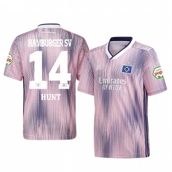 Hamburger SV Aaron Hunt 19-20 Away Men's Pink Short Sleeve Jersey