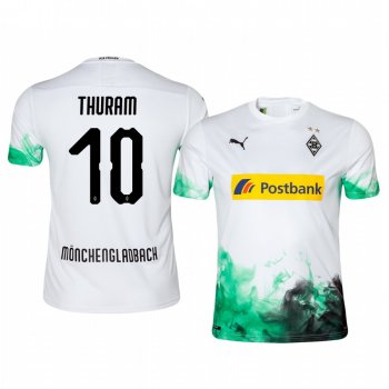 Forward Borussia Monchengladbach Marcus Thuram Men's Home Jersey 19-20