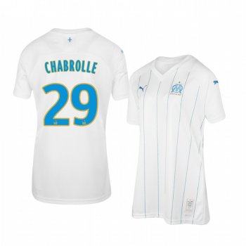 Women's Olympique de Marseille Florian Chabrolle Home Jersey 19-20