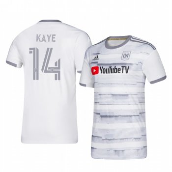 Mark-Anthony Kaye Los Angeles FC 2020-21 Away Men's White Short Sleeve Jersey