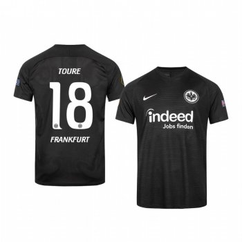 Youth Almamy Toure Eintracht Frankfurt 2020 Black Europa League Official Jersey