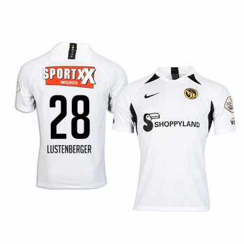 Fabian Lustenberger BSC Young Boys Away White Short Sleeve Jersey