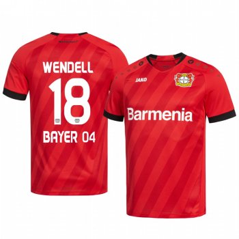 Defender Bayer Leverkusen Wendell Men's Home Jersey 19-20