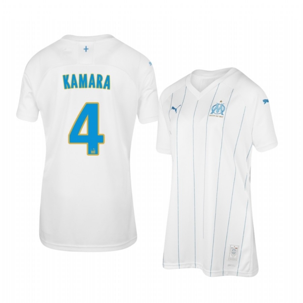 Women's Olympique de Marseille Boubacar Kamara Home Jersey 19-20