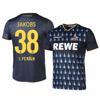 1. FC Koln Ismail Jakobs 19-20 Third Men's Black Short Sleeve Jersey