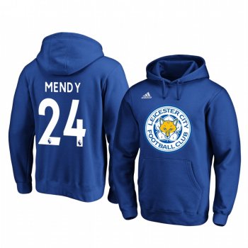 Nampalys Mendy Leicester City Royal Team Logo Pullover Hoodie