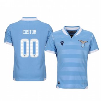 Youth Custom Lazio 19-20 Home Youth Light Blue Short Sleeve Jersey