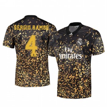 Real Madrid Sergio Ramos Men's 19-20 Special EA Replica Short Sleeve Jersey