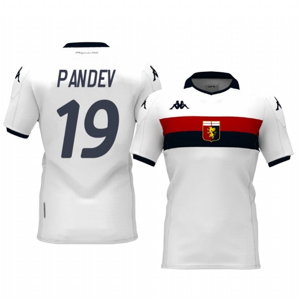 Goran Pandev Genoa 19-20 Away Short Sleeve Jersey