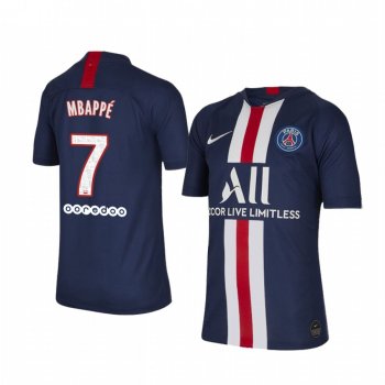 Youth Paris Saint-Germain Kylian Mbappé Home Jersey 19-20