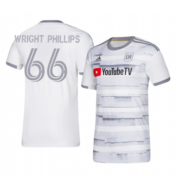 Bradley Wright-Phillips Los Angeles FC 2020-21 Away Men's White Short Sleeve Jersey