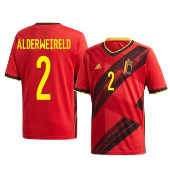 Belgium Toby Alderweireld Men's 2020 Home Authentic Short Sleeve Jersey