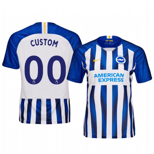 Custom Brighton and Hove Albion Women's Home Jersey 19-20