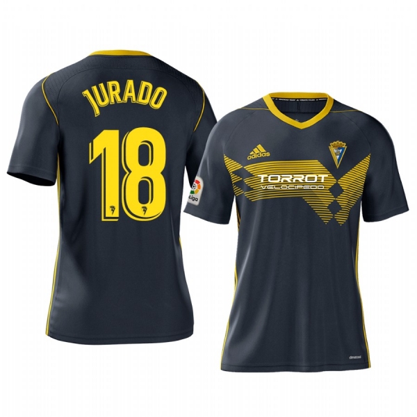 Jose Manuel Jurado Cadiz CF Away Navy Short Sleeve Jersey