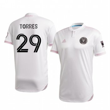 Roman Torres Inter Miami White 2020 Primary Men's Authentic Short Sleeve Jersey