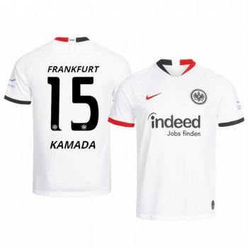 Eintracht Frankfurt Daichi Kamada White Away Jersey 19-20 Men's