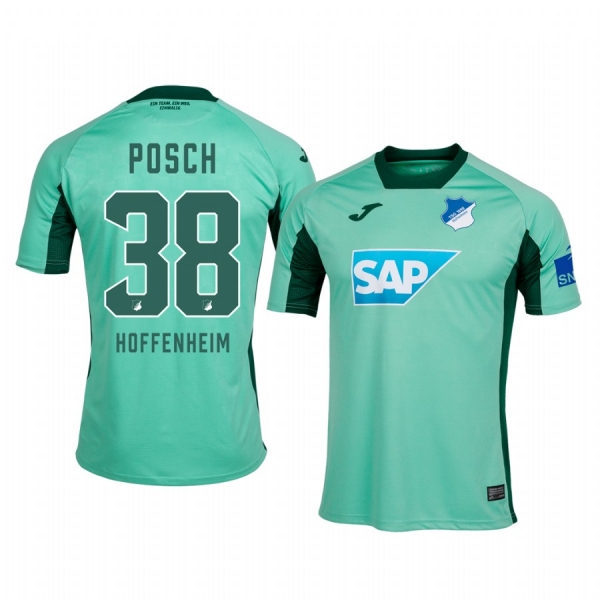 TSG 1899 Hoffenheim Stefan Posch Green Away Jersey 19-20 Men's