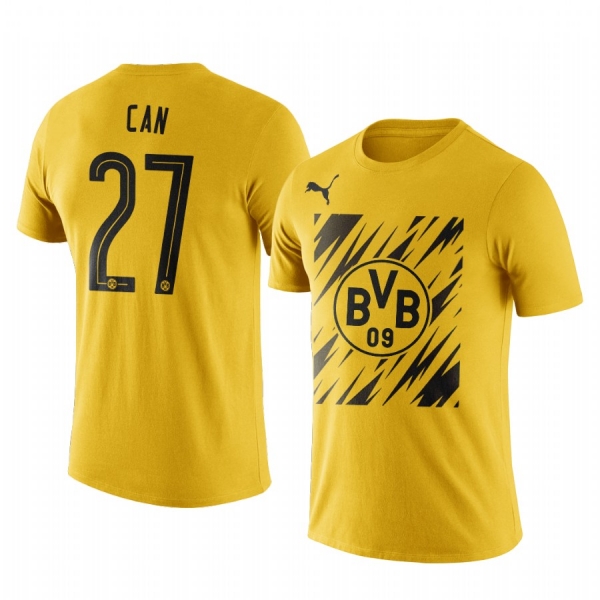 Men's Emre Can Borussia Dortmund Iconic Logo Home Short Sleeve T-shirt