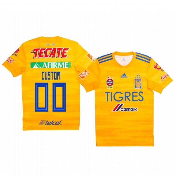 Tigres UANL Custom Home Men's Jersey 19-20